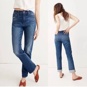 Madewell Classic Straight Blue Denim Jeans size 26
